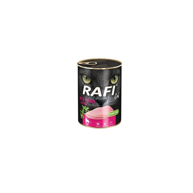 Rafi Cat karma bezzbożowa z indykiem 400 g