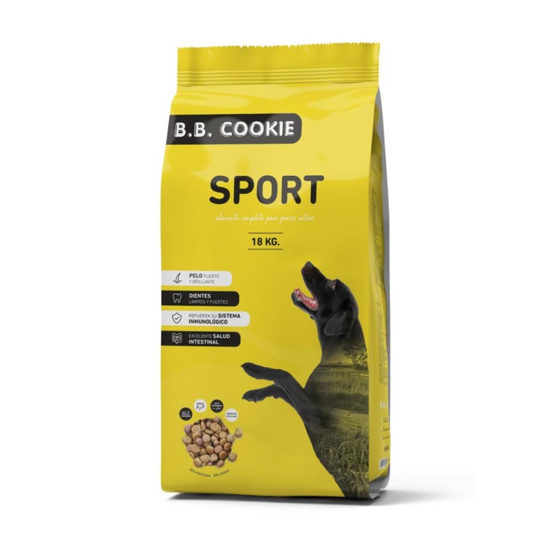 B.B. COOKIE SPORT dla psów aktywnych 18 KG