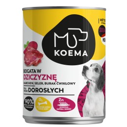 KOEMA karma mokra 90% mięsa, dziczyzna 400 g