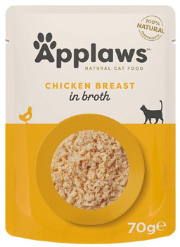 Applaws saszetka dla kota Kurczak w rosole 70g