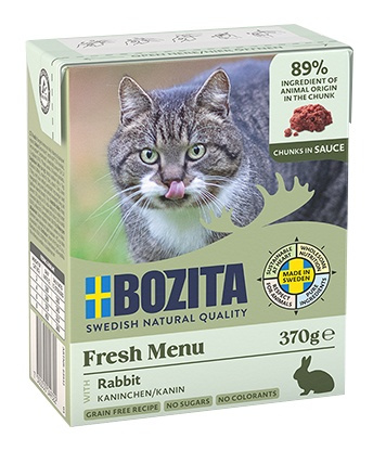 Bozita z Królikiem kawałki w sosie kartonik 370g