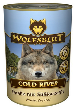 Wolfsblut Dog Cold River - pstrąg i bataty puszka 395g