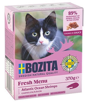 Bozita z Krewetkami kawałki w sosie kartonik 370g