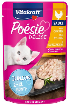 Vitakraft Poesie Deli Sauce Junior kurczak saszetka 85g