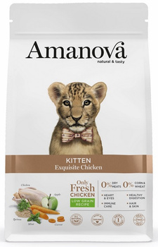 Amanova Cat Kitten Exquisite Chicken - kurczak 300g