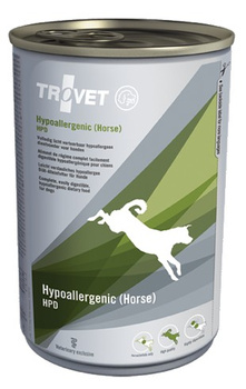 Trovet HPD Hypoallergenic Konina dla psa puszka 400g