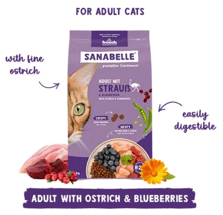 Sanabelle Adult Strauss - ze strusiem 400g