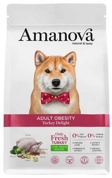 Amanova Dog Adult Obesity Turkey Delight - indyk 2kg