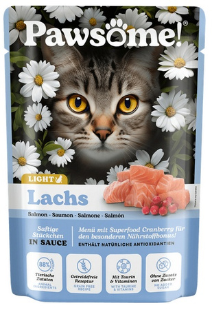 Pawsome Adult Light Lachs - łosoś saszetka 85g