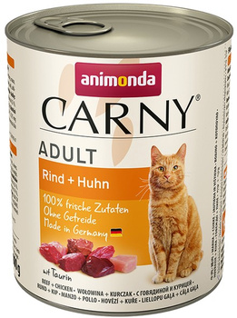 Animonda Carny Adult Wołowina + Kurczak puszka 800g