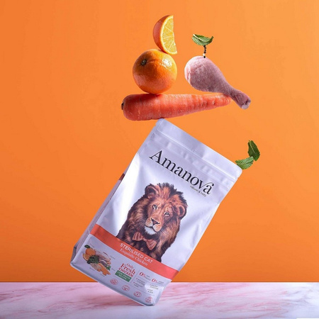 Amanova Cat Sterilised Exquisite Chicken - kurczak 1,5kg