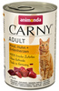 Animonda Carny Adult Wołowina, Kurczak + Kacze serca puszka 400g