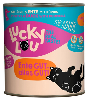 Lucky Lou Lifestage Adult Drób i kaczka puszka 800g