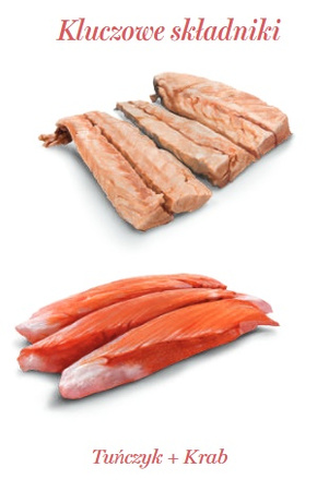 Amanova Cat Tuna & Crab - tuńczyk i krab w galaretce puszka 70g [11]