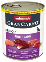 Animonda GranCarno Original Senior Rind Lamm Wołowina + Jagnięcina puszka 800g