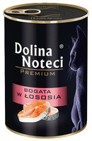 Dolina Noteci Premium Kot Bogata w łososia puszka 400g